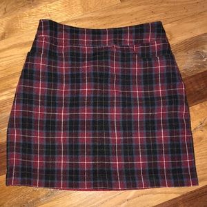 Plaid skirt